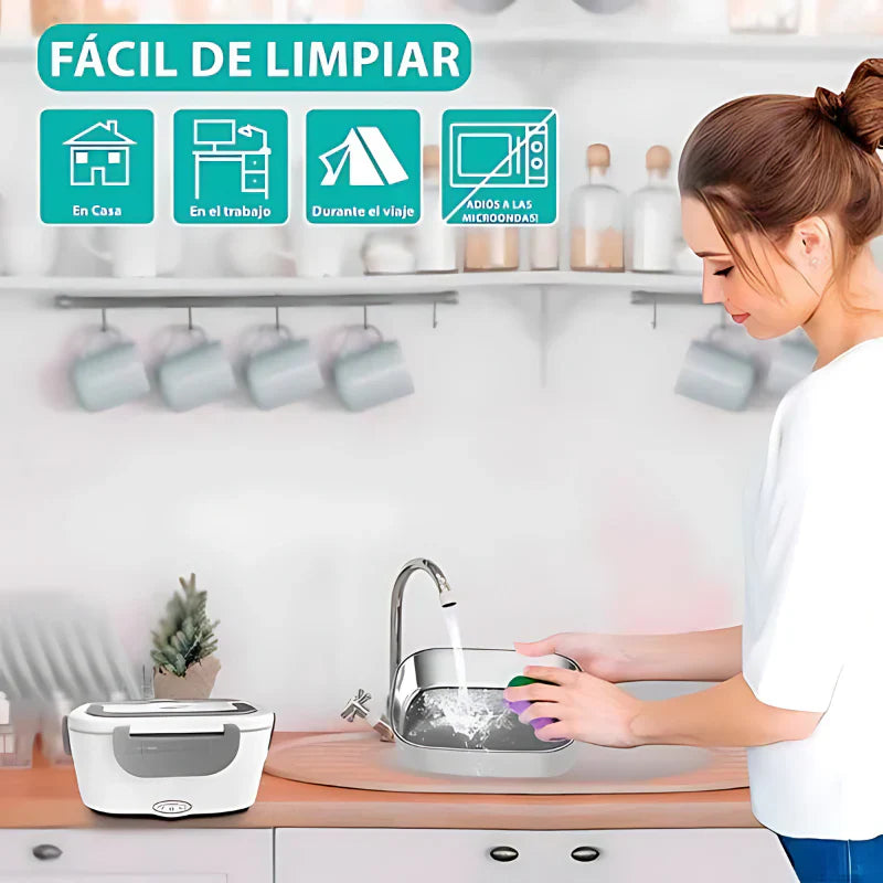 Calienta tus alimentos en cualquier lugar: Lonchera Eléctrica